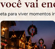 Rua iluminada durante o Natal Luz de Gramado